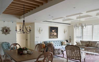 褪去造作與約束 103平米美式鄉(xiāng)村裝修