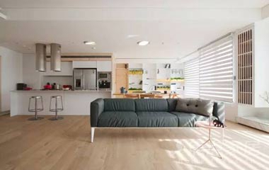 用原木打造的自然風家居，清新、簡約溫馨味十足！