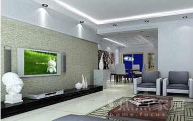 小戶型客廳裝修的救星——簡約背景