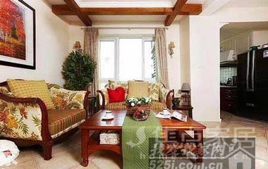 10萬裝90平甜美婚房 濃濃美式田園