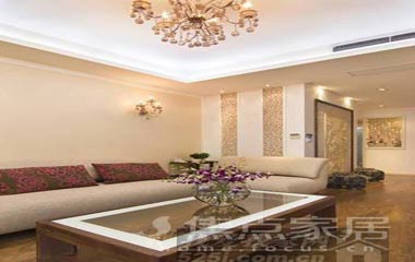 裝三室二廳簡(jiǎn)歐家 浮華中感受一份寧靜