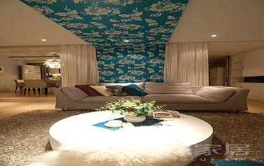 打造120平酒店式公寓 藍+白經典之作