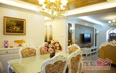 高鴻裝飾高迪晶城美式田園風(fēng)