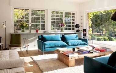 多彩混搭風(fēng)兩居室公寓 好玩實(shí)用設(shè)計(jì)方法