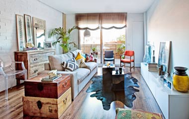 輕鄉(xiāng)村風(fēng)兩居 鮮艷色彩熱愛軟裝成亮點(diǎn)