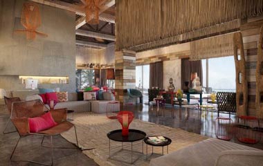 水療度假屋 充滿活力的色彩搭配