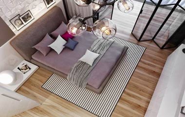 簡約兩居室 擁有獨特元素的烏克蘭公寓