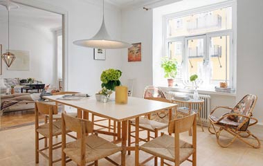 簡歐風格一居室 燈光美氣氛佳