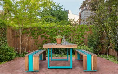 用色普普風(fēng)閣樓公寓 空間俏皮而富有活力