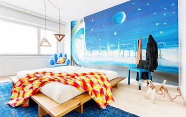 繽紛彩繪故事風(fēng)一居室 活潑豐富的家居空間