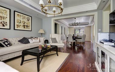 時尚浪漫文化法式鄉(xiāng)村風(fēng)格三居室