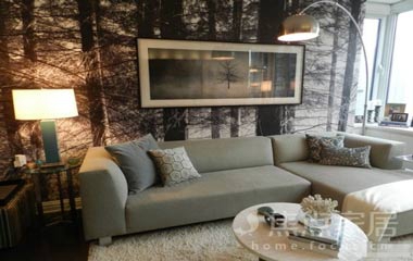 繁忙的公務(wù) 紐約65平單身休閑公寓