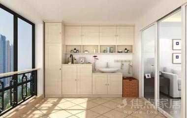 陽臺柜，收雜物、養盆栽、變洗衣房，一次滿足！