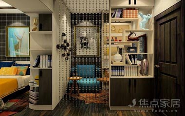 臥室充滿書香的臥室書房設計