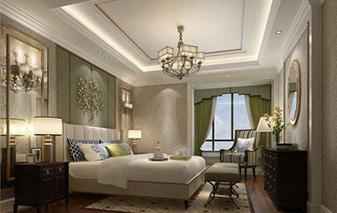 美式風(fēng)格臥室,該如何搭配吊頂