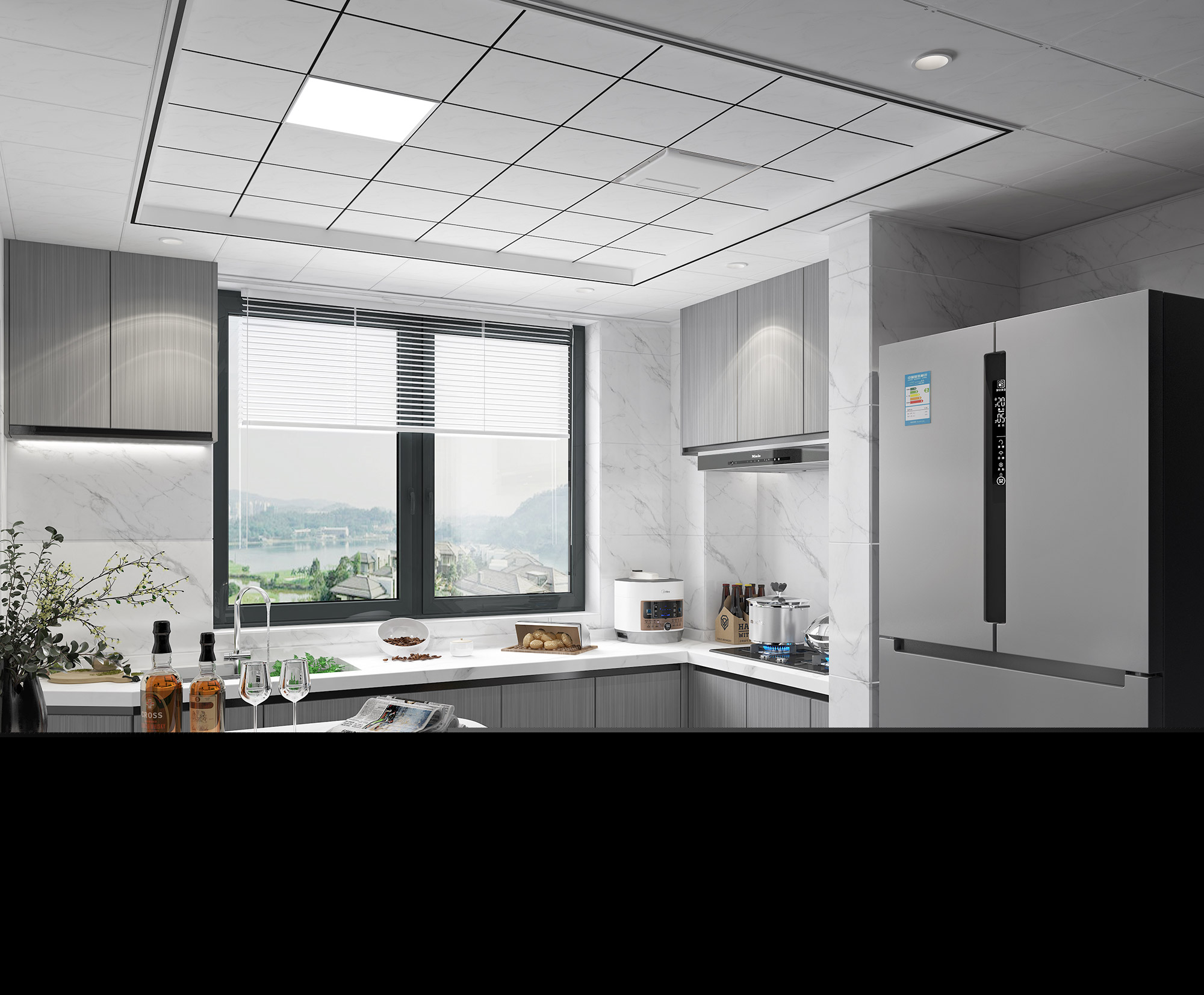 實用+時尚，廚衛集成吊頂別忘了！