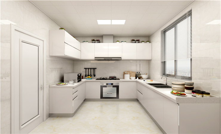 北歐風的廚房吊頂設計效果圖 北歐風的廚房吊頂設計效果圖