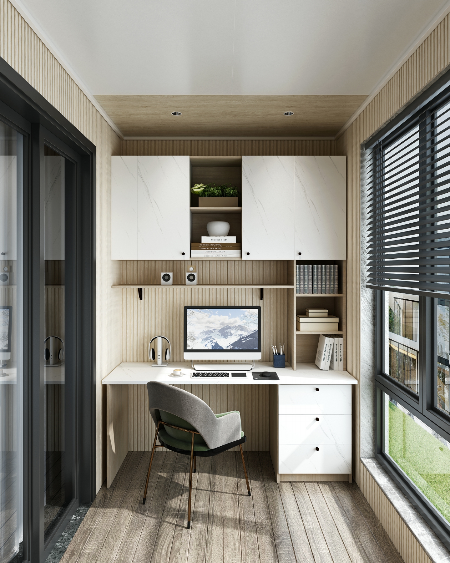 陽臺書房設計 陽臺書房設計